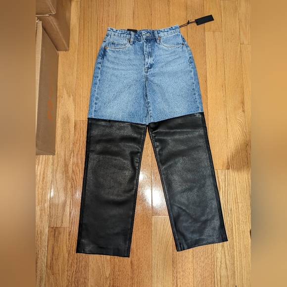 5. NWT BLANK NYC THE BAXTER IN BLUE LIGHT JEANS - Picture 7 of 9